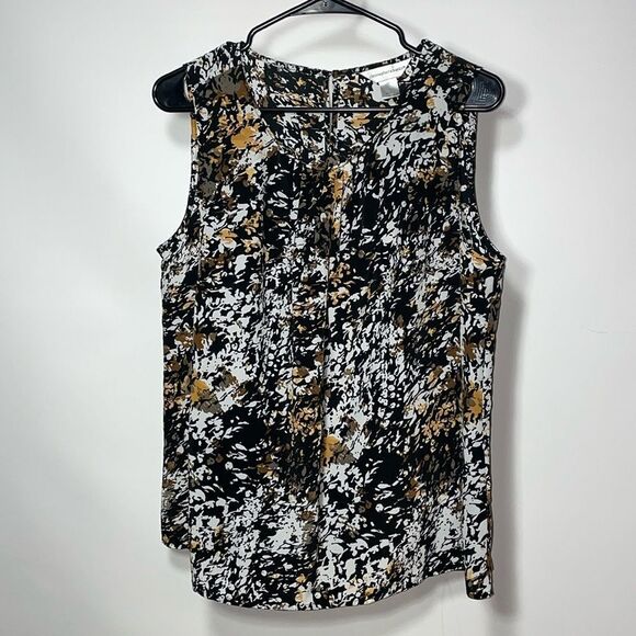 Christopher and banks sleeveless blouse - Picture 1 of 7